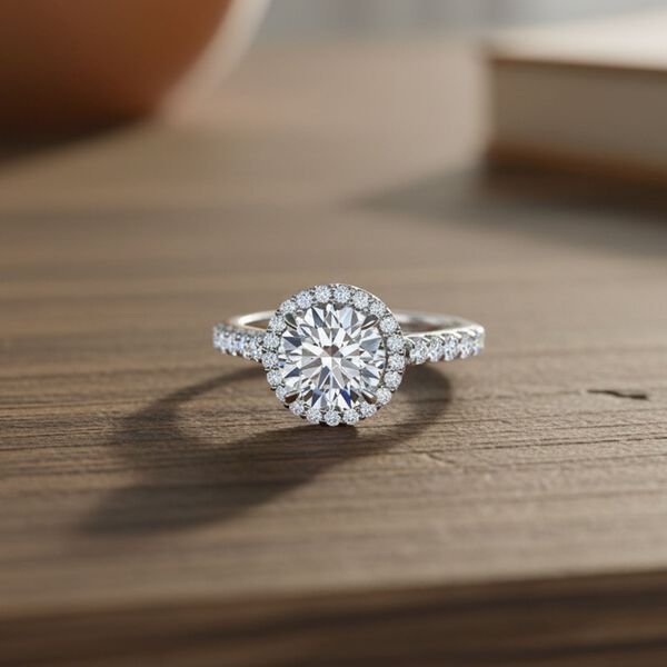 LUXURIANT SGL zertifizierter SI-GH Labor Diamant Ring, 925 Silber rhodiniert - 3 ct. image number 2