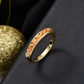 D'Joy AA orange Saphir Ring - 1,05 ct.