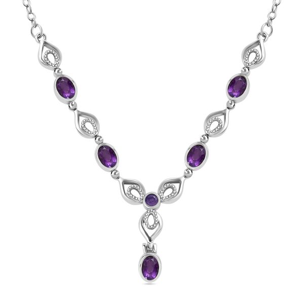 Afrikanische Amethyst-Halskette, 45 cm - 2,56 ct.