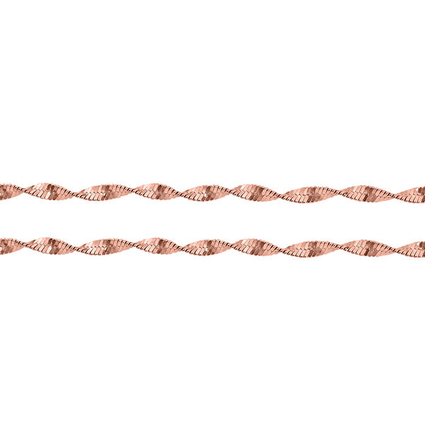 925 Silber rosévergoldet Kette ca. 45 cm ca. 3,74g image number 3