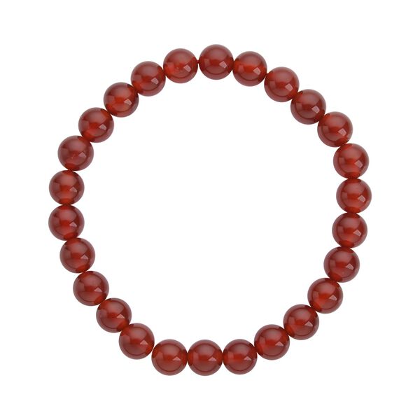 Rote Achat Halskette, Armband und Ohrringe, Edelstahl ca. 323,50 ct image number 5