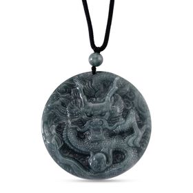 Natürlicher Olmek Jadeit Verlangter Drache Halskette Flexibles (71 cm) ca. 235.00 ct