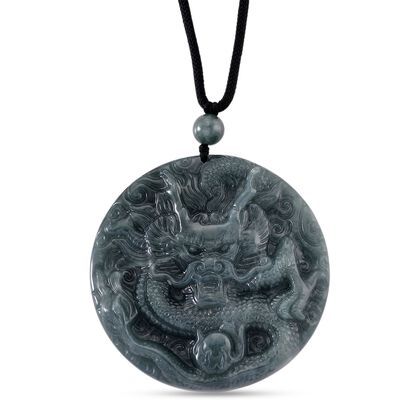 Nat&uuml;rlicher Olmek Jadeit Verlangter Drache Halskette Flexibles (71 cm) ca. 235.00 ct