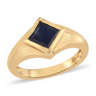 Masoala Saphir Solitär Ring, 925 Silber vergoldet, 1,81 ct. image number 3
