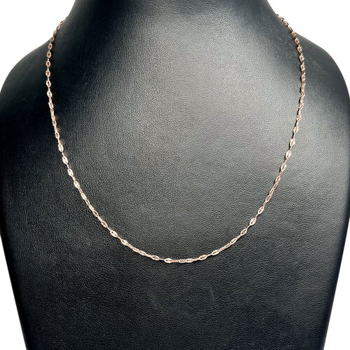 Stern-Kette, ca. 50 cm, 925 Silber rosévergoldet, ca. 2,80g image number 1