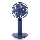 Tragbar und wiederaufladbar Mini Ventilator 5 Lüfterflügeln, Blau