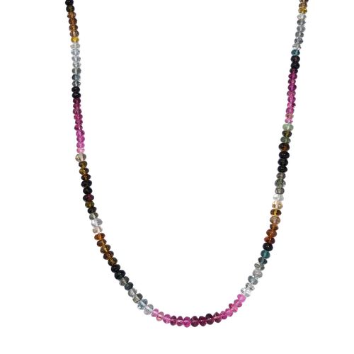 AAA Multi-Turmalin 45cm Halskette in 585 Gold - 75 ct. image number 0
