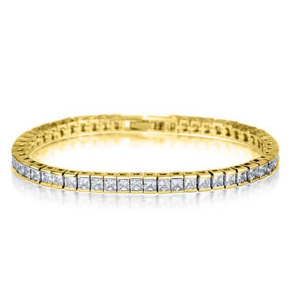 Zirkonia Armband, 19cm - 14,82 ct.