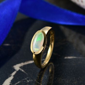 D'Joy AA nat&uuml;rlicher, &auml;thiopischer Welo Opal Ring - 0,81 ct.