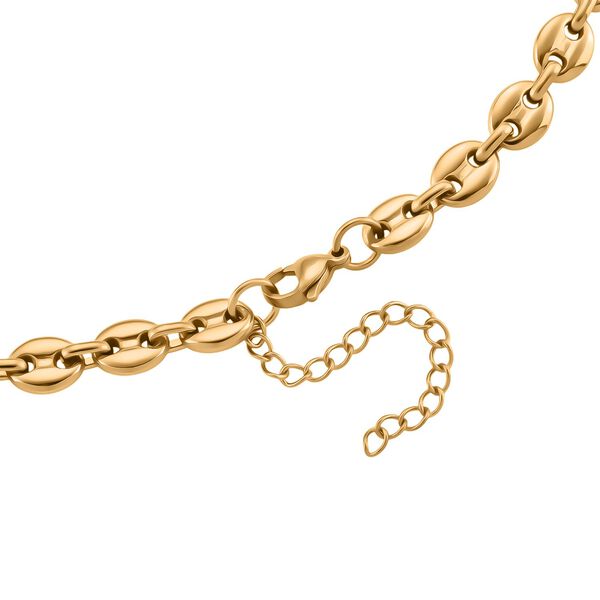 DESIGNER INSPIRIERT - 2er Fancy Ketten Set mit 5 cm Extender, Goldfarben und Silberfarben image number 7