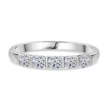 LUXURIANT DIAMOND - Lab Grown Diamant VS-EF SGL zertifiziert Ring  950 Platin (Gr&ouml;&szlig;e 19.00) ca. 1.50 ct