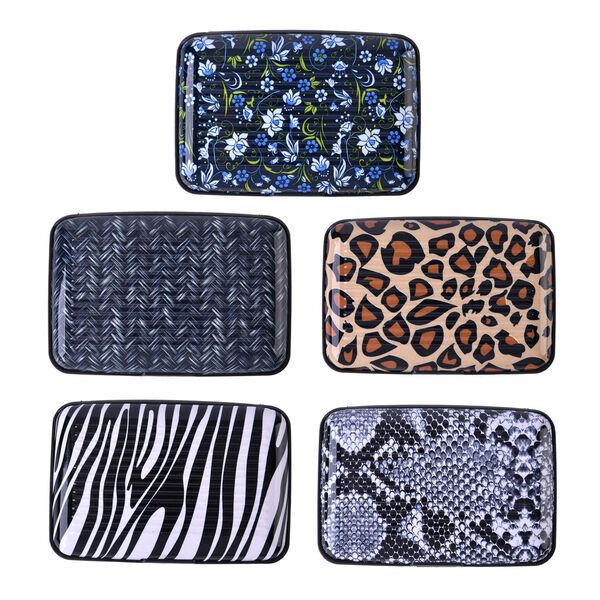 5er Set - RFID geschützte Aluminium-Kartenhüllen, einfarbig image number 7