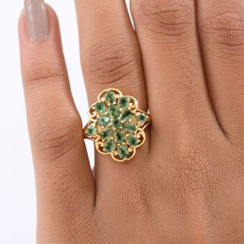 D'Joy gr&uuml;ner Apatit Ring - 2,65 ct.
