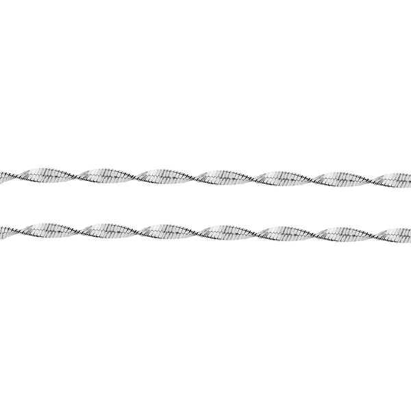 925 Silber rhodiniert Kette ca. 45 cm ca. 3,84g image number 1