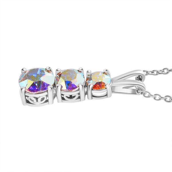 AB Kristall Anhänger mit 50cm Kette - 2,34 ct. image number 4