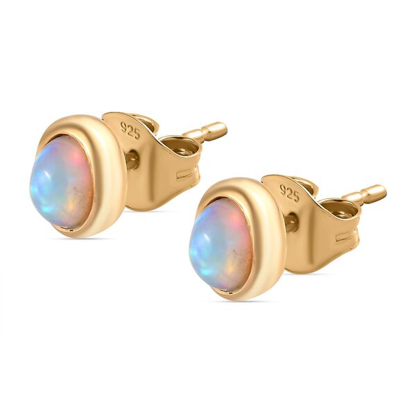 3er Schmuckset, äthiopischer Welo Opal und Zirkon-Ring, Anhänger und Ohrringe - 2,13 ct. image number 9