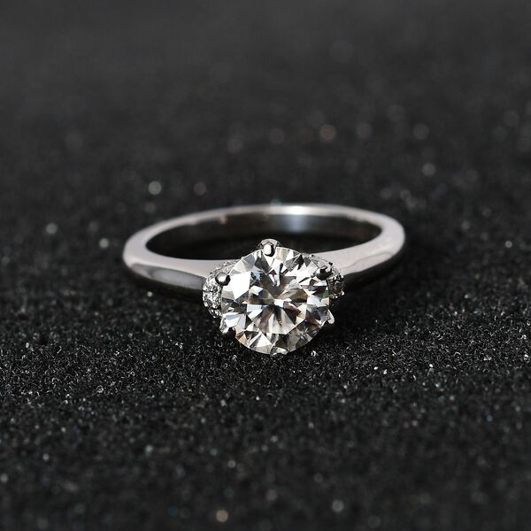Moissanit Ring - 1,34 ct. image number 4