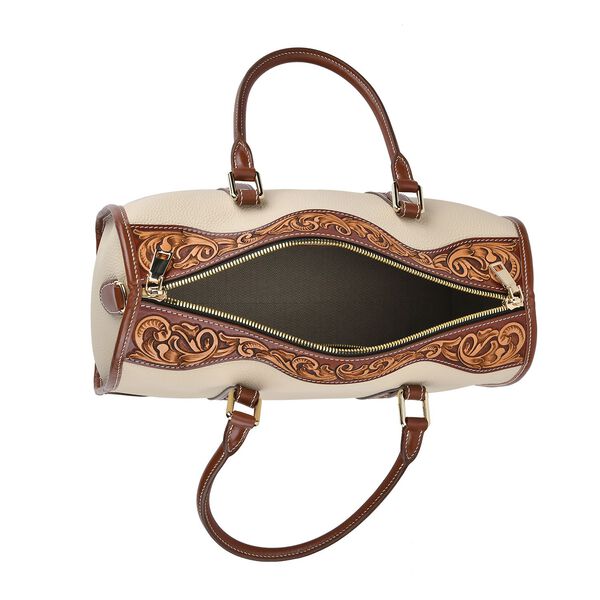 Grand Pelle  - Echtleder Umh&auml;ngetasche, 34,5x15x21 cm, beige image number 10