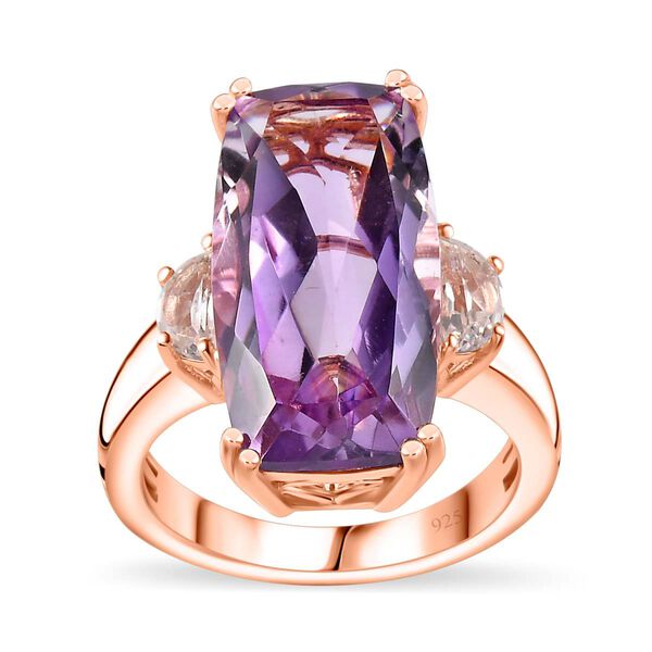 AA Rose De France Amethyst und Topas Ring - 9,75 ct. image number 4