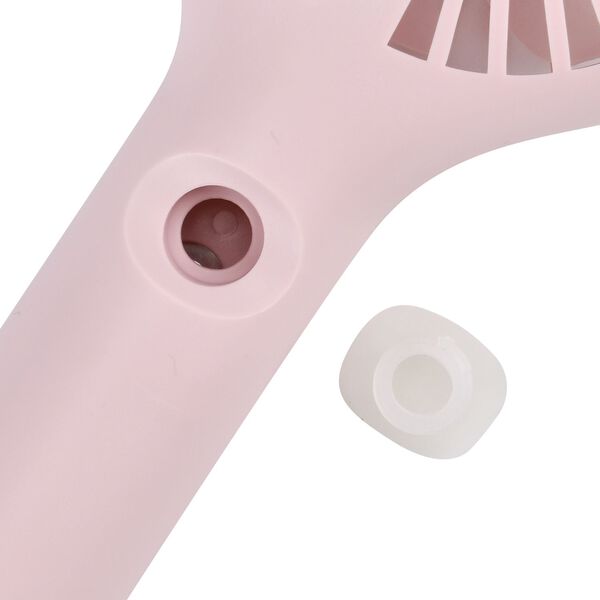 Mini-Handventilator mit Nebelspray, Rosa image number 6