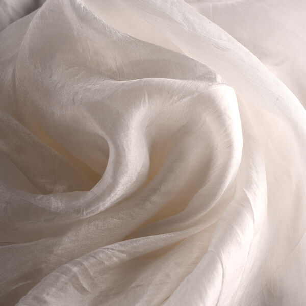 The 5th Season - 100% Satin-Seidenschal mit roségoldenem Schalring, 50x170cm, roségold image number 7