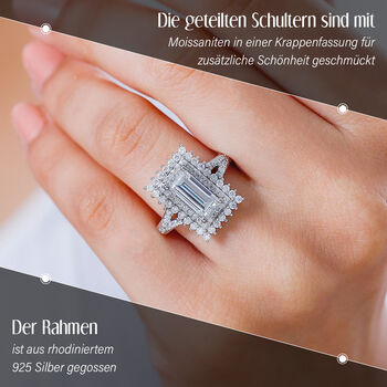 Moissanit Ring - 2,98 ct.