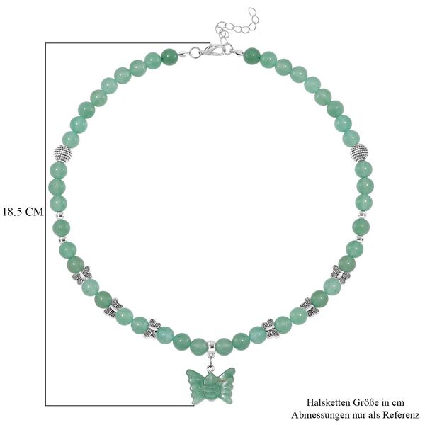 Grüne Aventurin-Halskette, 45 cm - 235 ct. image number 5