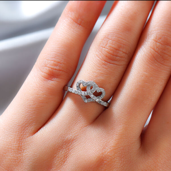 Diamant Ring mit Herzmotiven - 0,25 ct. image number 3