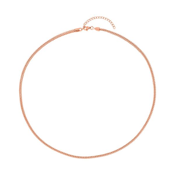 Spigakette, ca. 50 cm, Edelstahl IP Rosa Plattierung ca. 9,00g