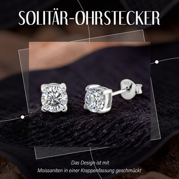Moissanit Ohrringe - 1,49 ct.