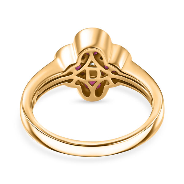 D'Joy afrikanischer Rubin und Zirkon Ring - 1,83 ct. image number 6