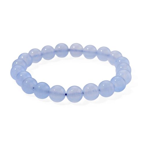 Aquamarin Farbiger Quarzit Armband Flexibles cm ca. 150.00 ct image number 0
