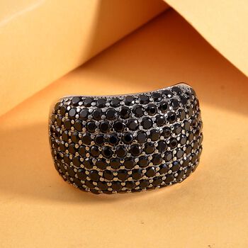 Schwarzer Spinell-Ring - 0,65 ct.