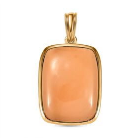 Oregon Karamell Opal Anhänger Messing ca. 12,28 ct.