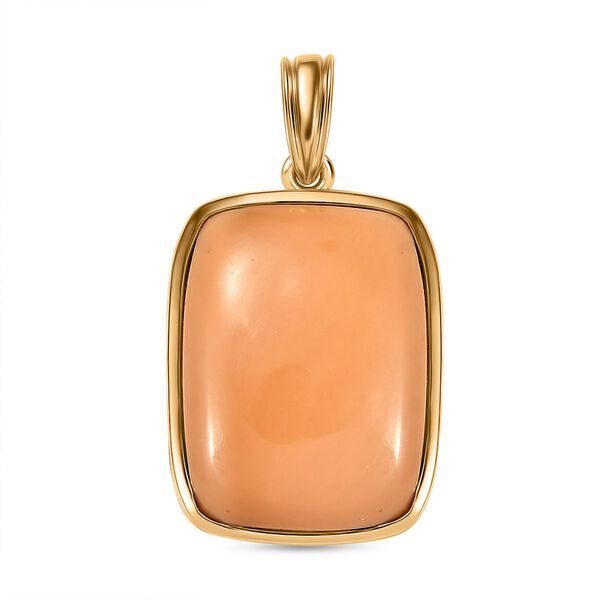 Oregon Karamell Opal Anhänger Messing ca. 12,28 ct. image number 0
