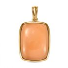 Oregon Karamell Opal Anhänger Messing ca. 12,28 ct.