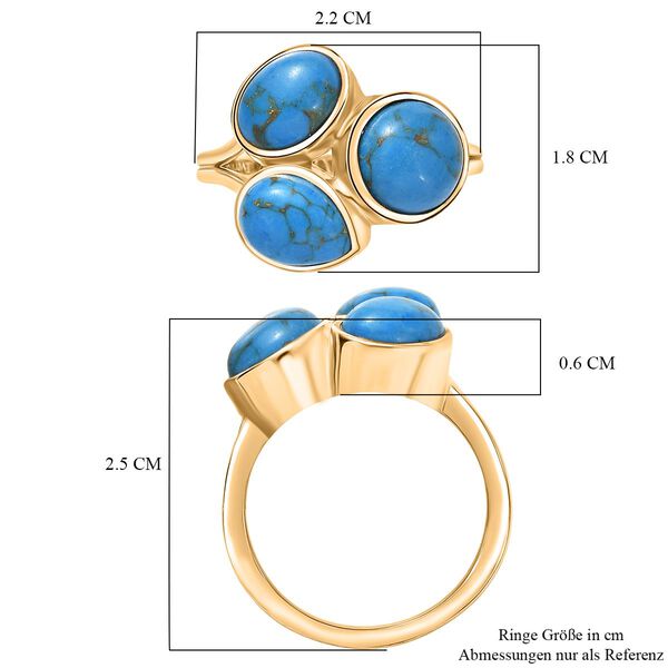 EverTrue blauer Türkis Ring - 4 ct. image number 6