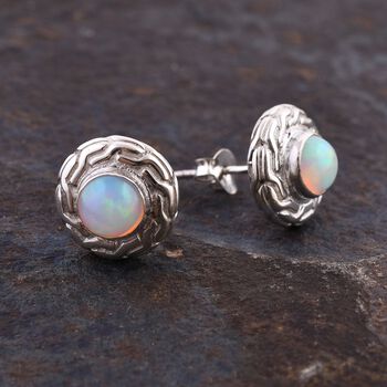 Royal Bali Collection- nat&uuml;rliche, &auml;thiopische Welo Opal-Ohrringe- 1,21 ct.