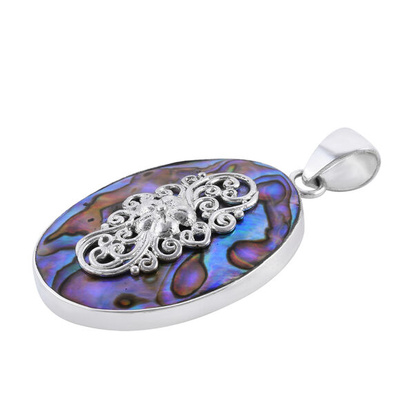 Royal Bali Kollektion - Abalone Muschel-Anhänger, 925 Silber image number 3