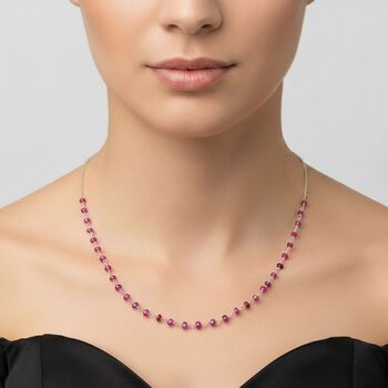 Afrikanische Rubin 50cm Halskette - 6 ct.