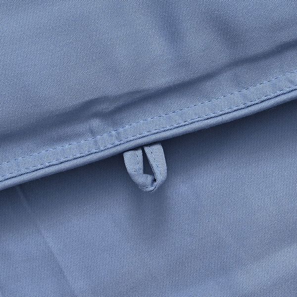 Winterbettdecke aus Bambusfaser mit eleganter Steppung und 100% Seidenfüllung, Blau image number 5