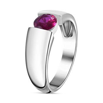LUSTRO STELLA roter Zirkonia-Ring -  1,53 ct.