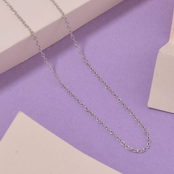 925 Silber rhodiniertKette ca. 50 cm image number 2