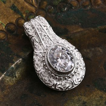 Royal Bali - D Joy Moissanit Anh&auml;nger 925 Silber ca. 2.76 ct