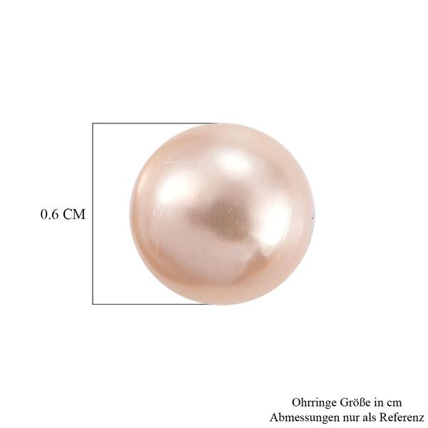 Rosa Süßwasser Perle Ohrringe image number 6