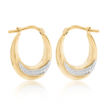 CLOSE OUT DEAL Ohrringe, 925 Silber vergoldet