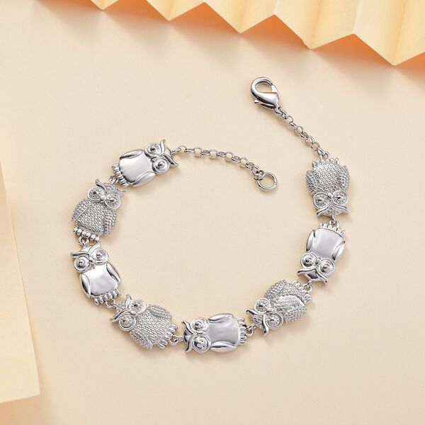 Eulen-Armband im Designer-Stil, 19cm image number 2