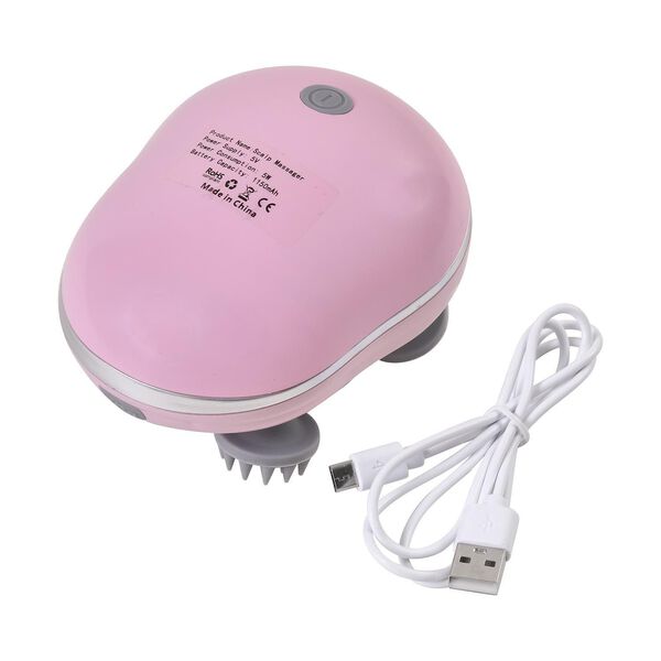 Kopfmassagegerät mit 4 Massageköpfen in pink image number 0