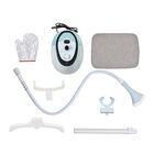 Dampfgl&auml;tter, 1800W, Edelstahl, mit Dampfboard und Aufh&auml;nger, blau