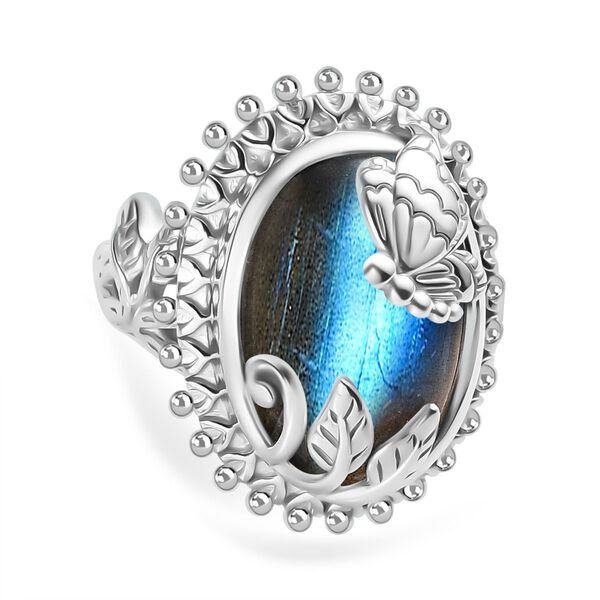 AAA Labradorit Ring - 12,06 ct